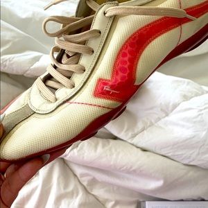 Ferragamo tennis shoes.used